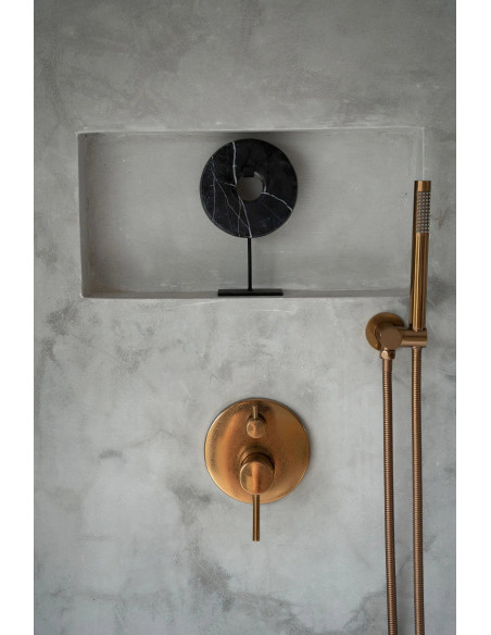 Le disque en marbre sur support - Noir - SBazar Bizar