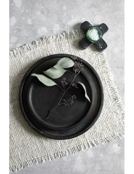 Le dessous de plat en marbre - Noir