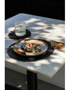 Le set de table perlé - Noir 2