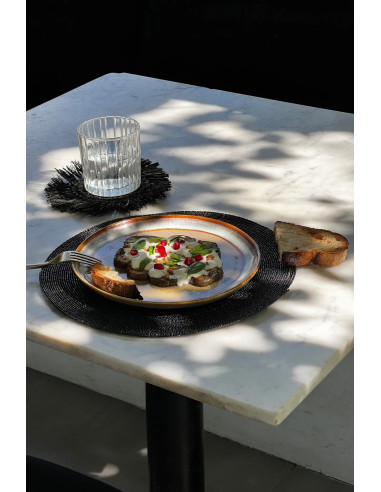 Le set de table perlé - Noir