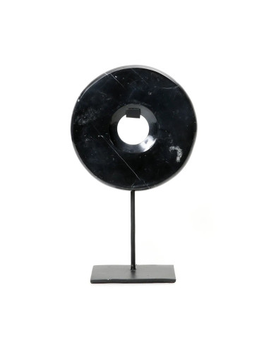 Le disque en marbre sur support - Noir - MBazar Bizar
