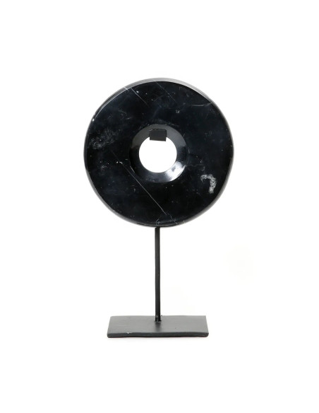 Le disque en marbre sur support - Noir - MBazar Bizar