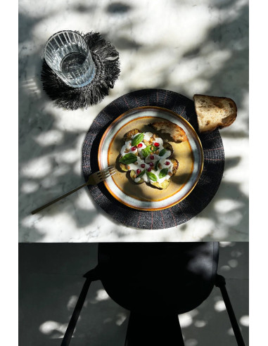 Le set de table perlé - Noir