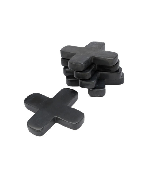 Le dessous de plat en marbre - Noir