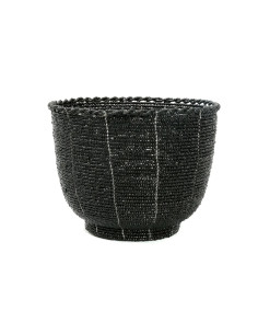 Le bol à bonbons perlés - Noir - M