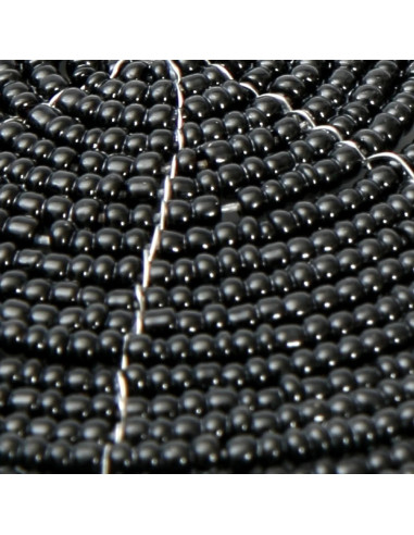 Le dessous de verre perlé - Noir