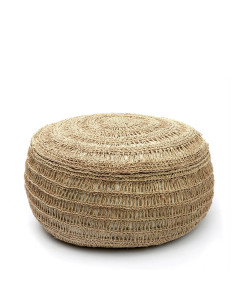 De Seagrass Poef - Rond - 60 se traduit en français par "Pouf en herbe marine - Rond - 60".