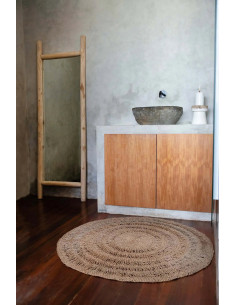 Le tapis en seagrass - Naturel - 100cm 2