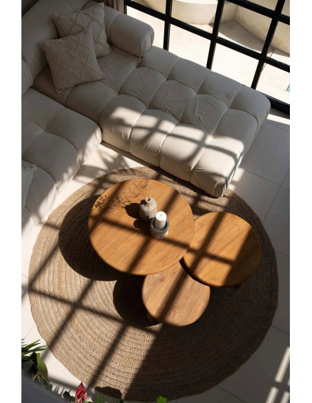 Le tapis en seagrass - Naturel - 200cm