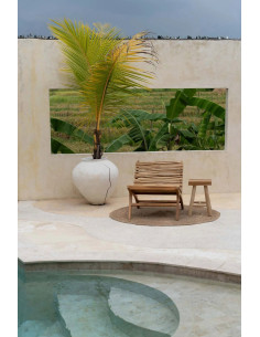 Le tapis en seagrass - Naturel - 150cm 2