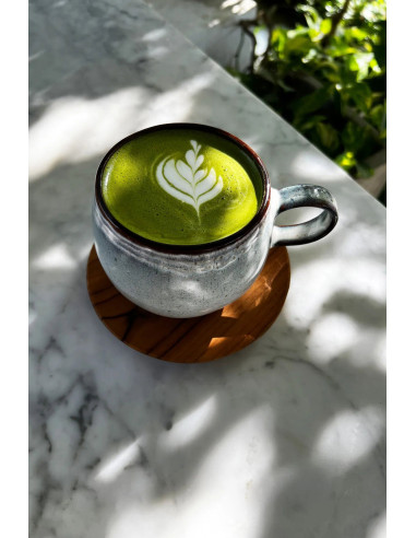 Sous-verre en racine de teck nordique