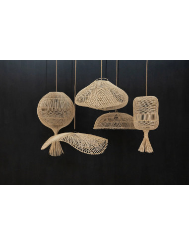 Abat-jour Dumpling - Naturel - L