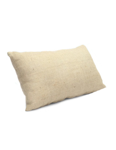 Housse de coussin en jute - Naturel - 60x35