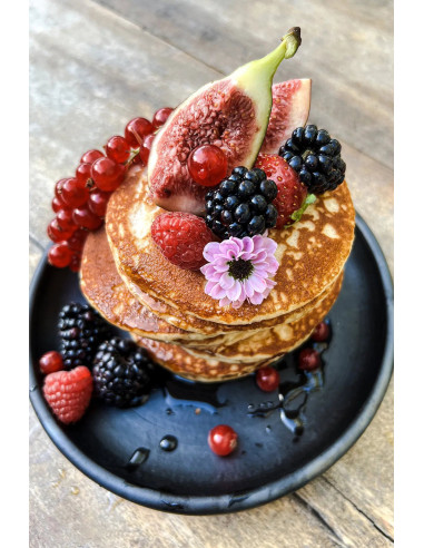 La plaque classique brûlée - Noir - SBazar BizarJAES009B-S