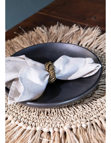 La plaque classique brûlée - Noir - SBazar BizarJAES009B-S