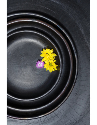 La plaque classique brûlée - Noir - SBazar BizarJAES009B-S