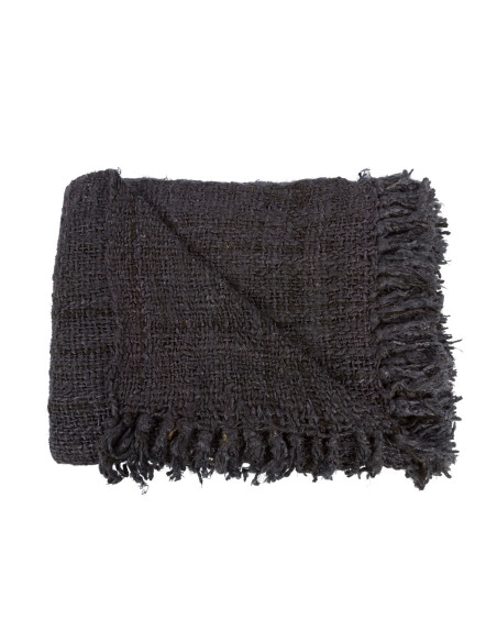 Plaid S'il vous Plaid -  Marine Noir