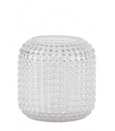 Vase - Avec Motif - Glass - Clear - D 15,0cm - H 15,0cm - Pcs.