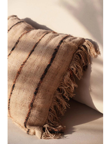 Housse de coussin De Oh My Gee - Beige Noir - 40x40