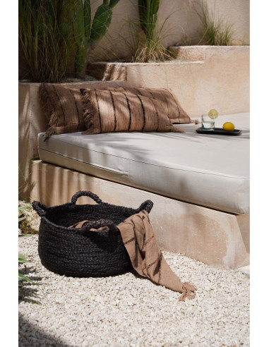 Plaid S'il vous Plaid - Beige Noir