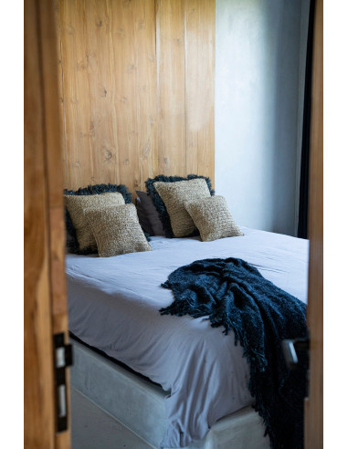 Plaid S'il vous Plaid -  Marine Noir