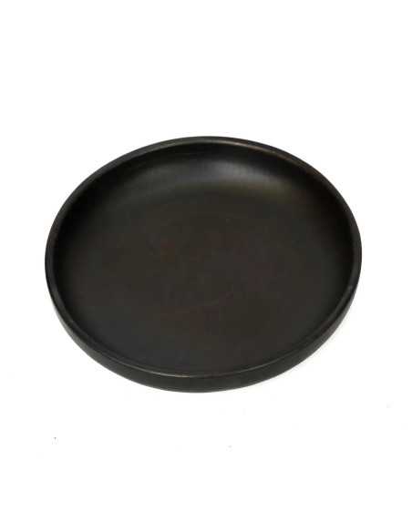 L'Assiette creuse Brûlée - Noire - M