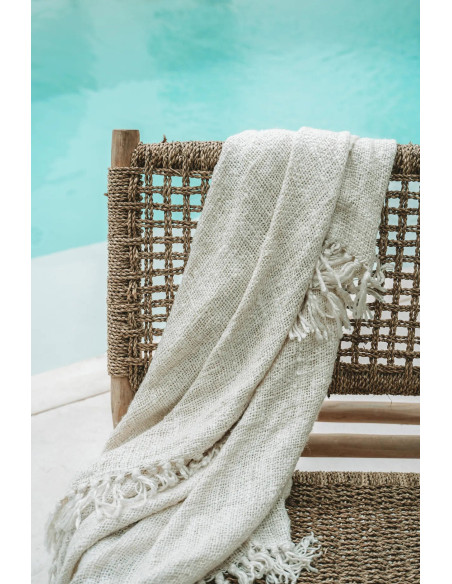 Plaid S'il vous Plaid - Crème