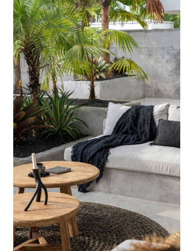 Plaid S'il vous Plaid -  Marine Noir