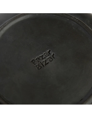 L'Assiette creuse Brûlée - Noire - M