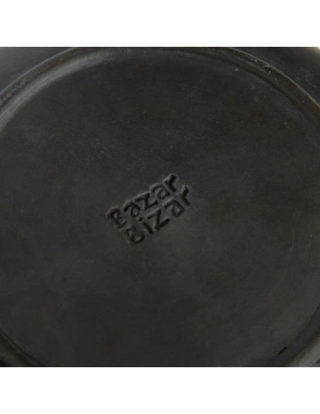 L'Assiette creuse Brûlée - Noire - M