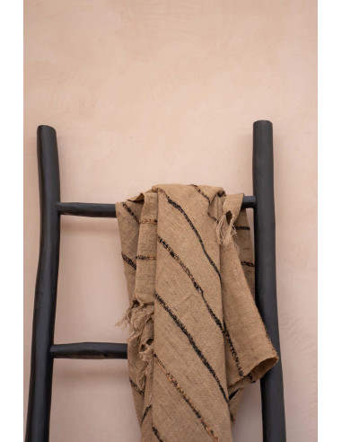 Plaid S'il vous Plaid - Beige Noir