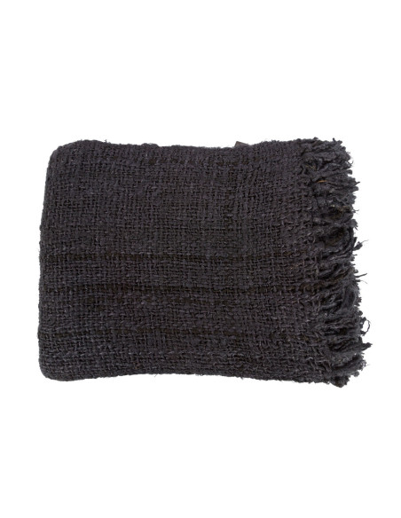 Plaid S'il vous Plaid -  Marine Noir