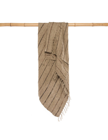 Plaid S'il vous Plaid - Beige Noir