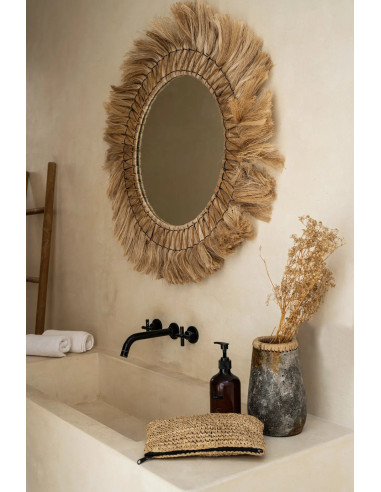 Miroir Pretty blond - Naturel - L