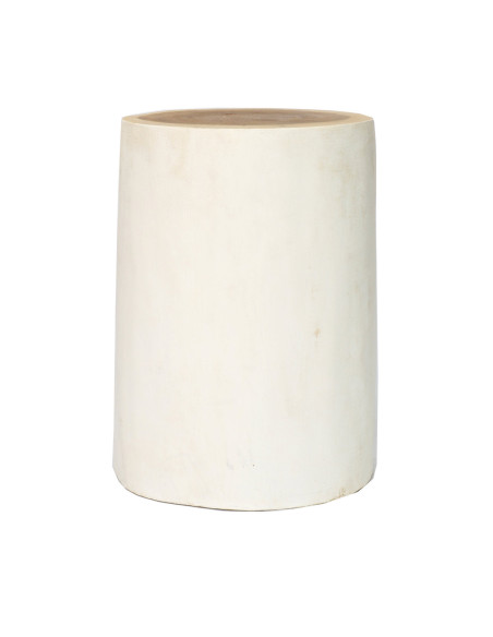 Tabouret/Table d'appoint Tribe - Naturel/Blanc