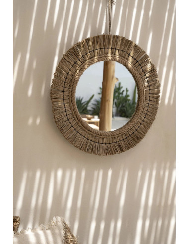 Miroir St Barth - Naturel