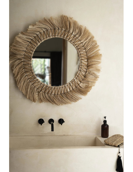 Miroir Pretty blond - Naturel - L Miroir Pretty blond - Naturel - L