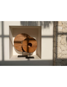 Le disque de teck sur support - MBazar Bizar 2