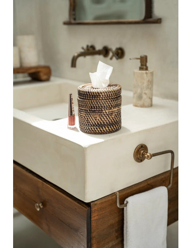 La Boîte à Mouchoirs Colonial - Brun Naturel