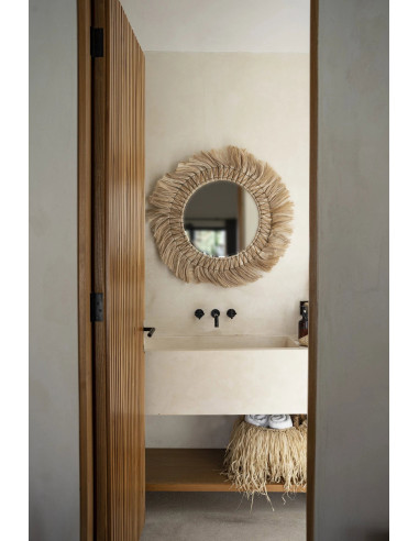 Miroir Pretty blond - Naturel - L