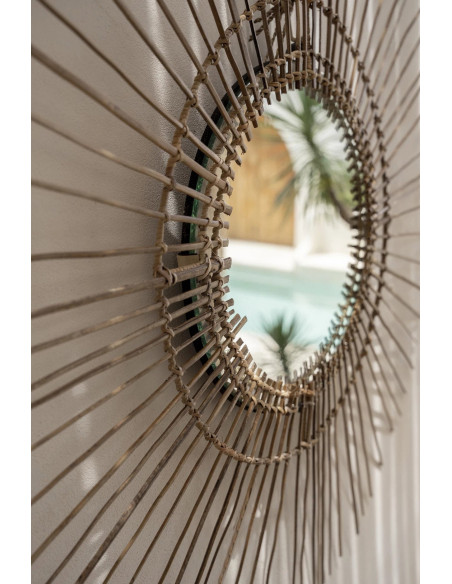 Miroir tropical - Naturel - L Miroir tropical - Naturel - L