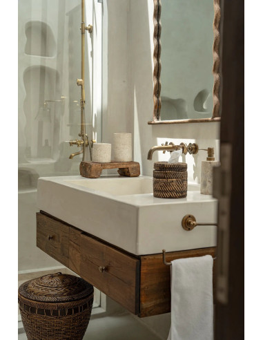 La Boîte à Mouchoirs Colonial - Brun Naturel