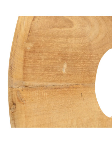 Le disque de teck sur support - LBazar Bizar