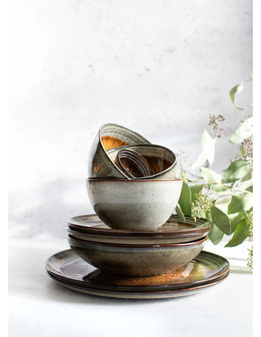 L'assiette à pâtes Comporta - L - Lot de 4