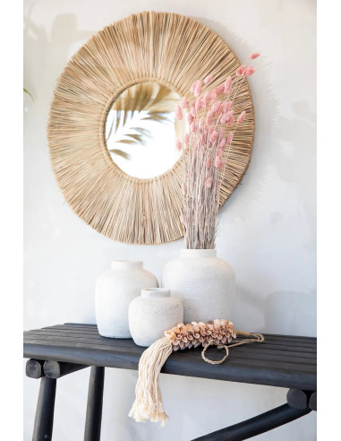 Miroir De Alang Alang Spiegel - Naturel - L