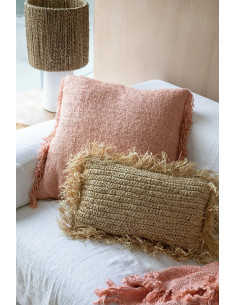 Housse de coussin De Oh My Gee - Rose saumon - 60x60 2