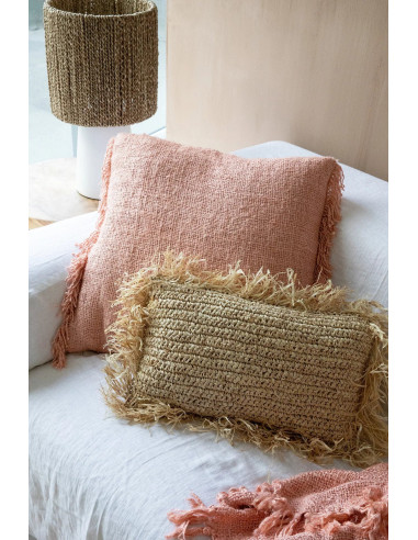 Housse de coussin De Oh My Gee - Rose saumon - 60x60