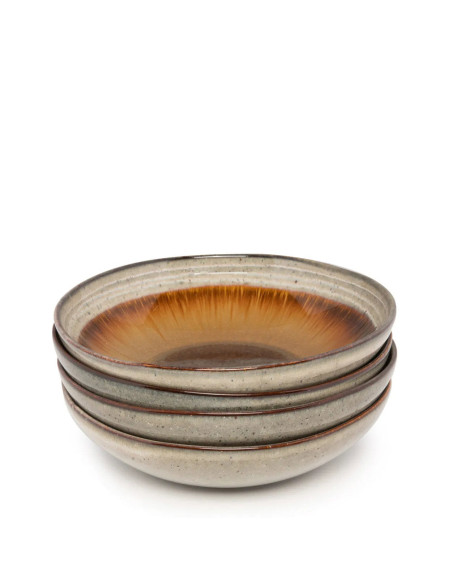 L'assiette à pâtes Comporta - L - Lot de 4