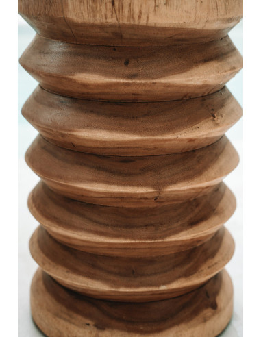 Tabouret/Table d'appoint Galapagos - Naturel se traduit en français par "Le Corbeau des Galapagos - Naturel".