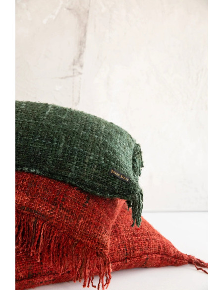 Housse de coussin Oh My Gee - Vert foncé - 30x50 Housse de coussin Oh My Gee - Vert foncé - 30x50